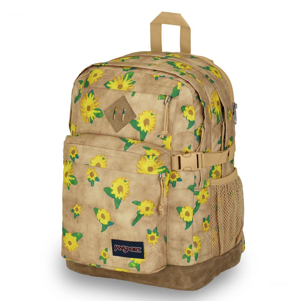 JanSport SUEDE CAMPUS Laptop Backpacks Khaki | Ireland_JS152