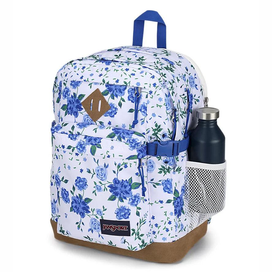 JanSport SUEDE CAMPUS Laptop Backpacks White / Blue | Ireland_JS449