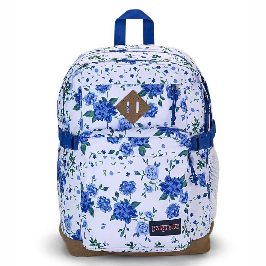 JanSport SUEDE CAMPUS Laptop Backpacks White / Blue | Ireland_JS449