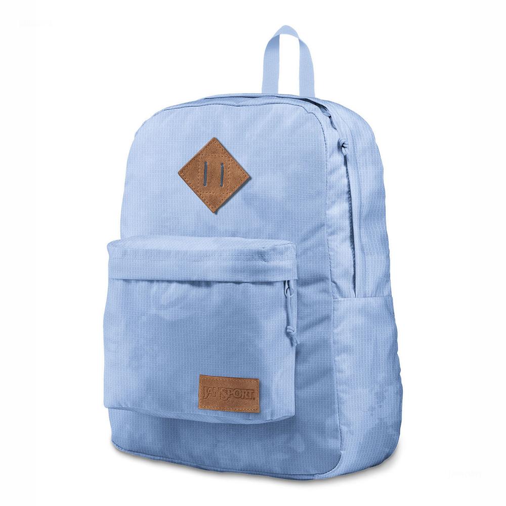 JanSport SUPERBREAK PLUS FX Laptop Backpacks Blue | Ireland_JS389