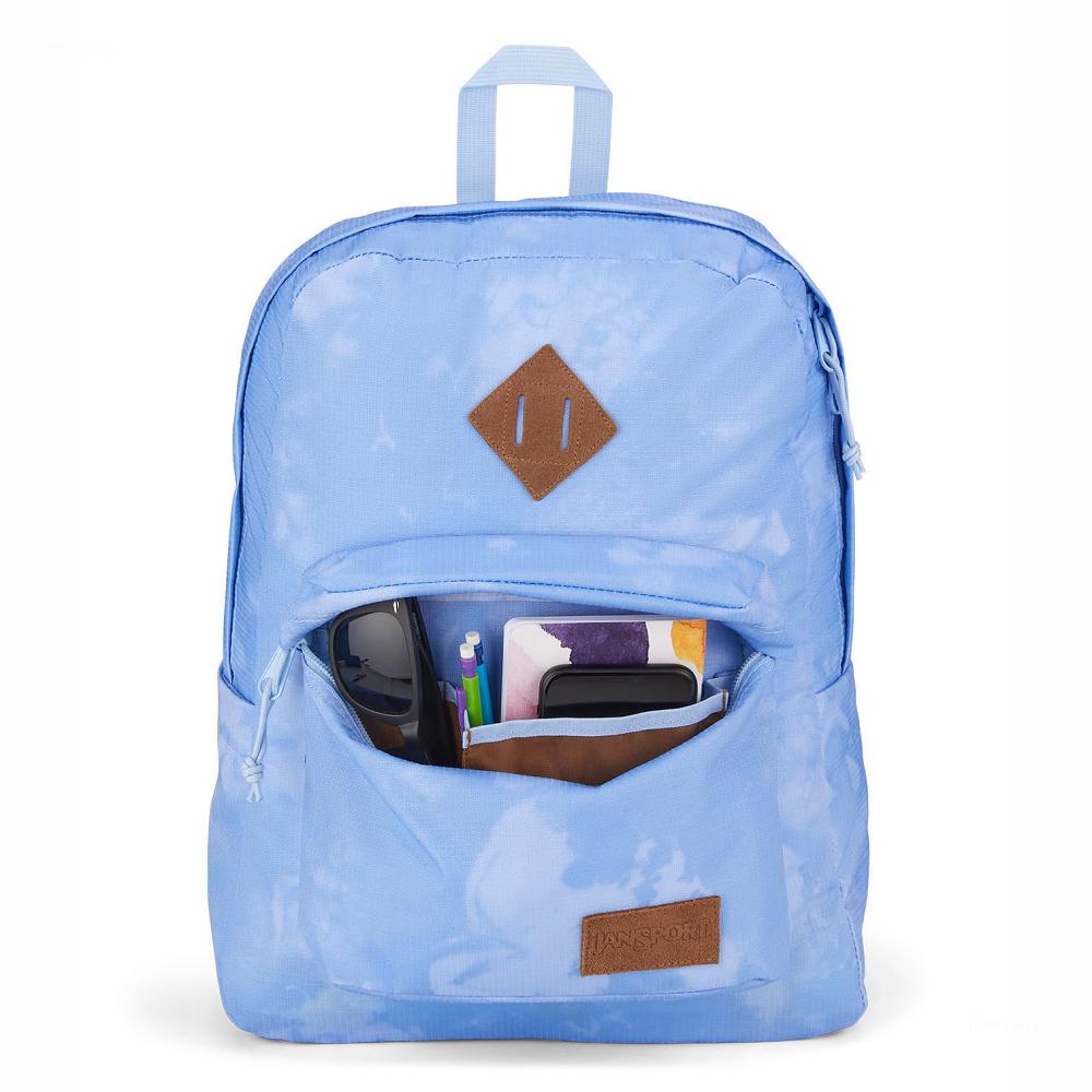 JanSport SUPERBREAK PLUS FX Laptop Backpacks Blue | Ireland_JS389