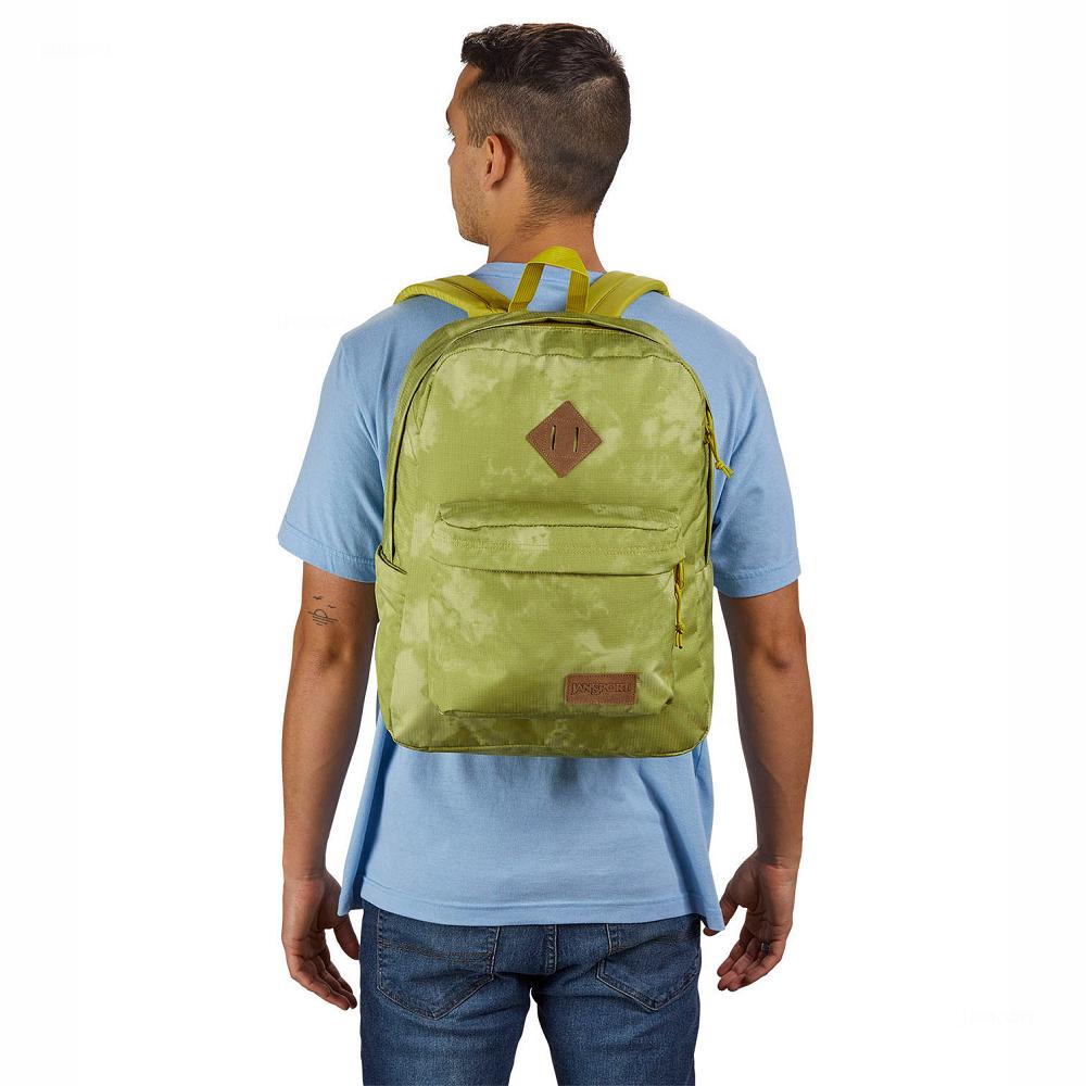 JanSport SUPERBREAK PLUS FX Laptop Backpacks Green | Ireland_JS433