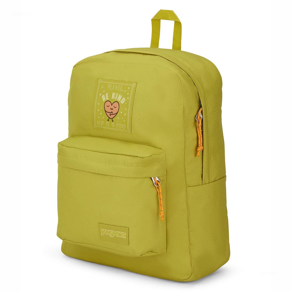 JanSport SUPERBREAK PLUS FX Laptop Backpacks Yellow | Ireland_JS538B