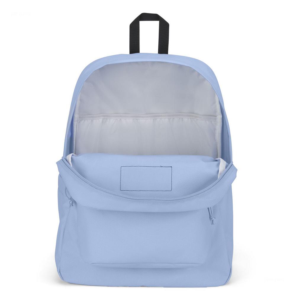 JanSport SuperBreak® Plus Laptop Backpacks Light Blue | Ireland_JS036