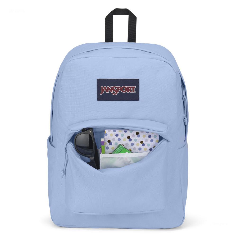 JanSport SuperBreak® Plus Laptop Backpacks Light Blue | Ireland_JS036