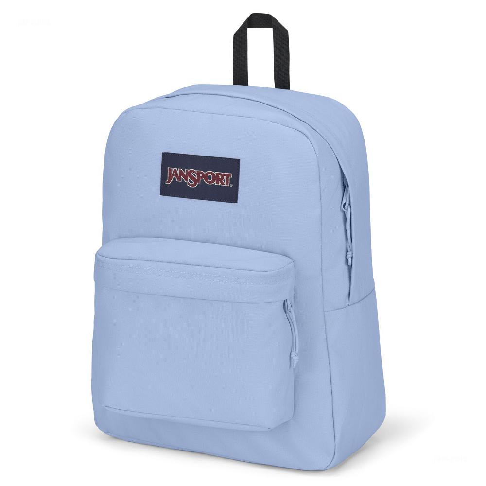 JanSport SuperBreak® Plus Laptop Backpacks Light Blue | Ireland_JS036