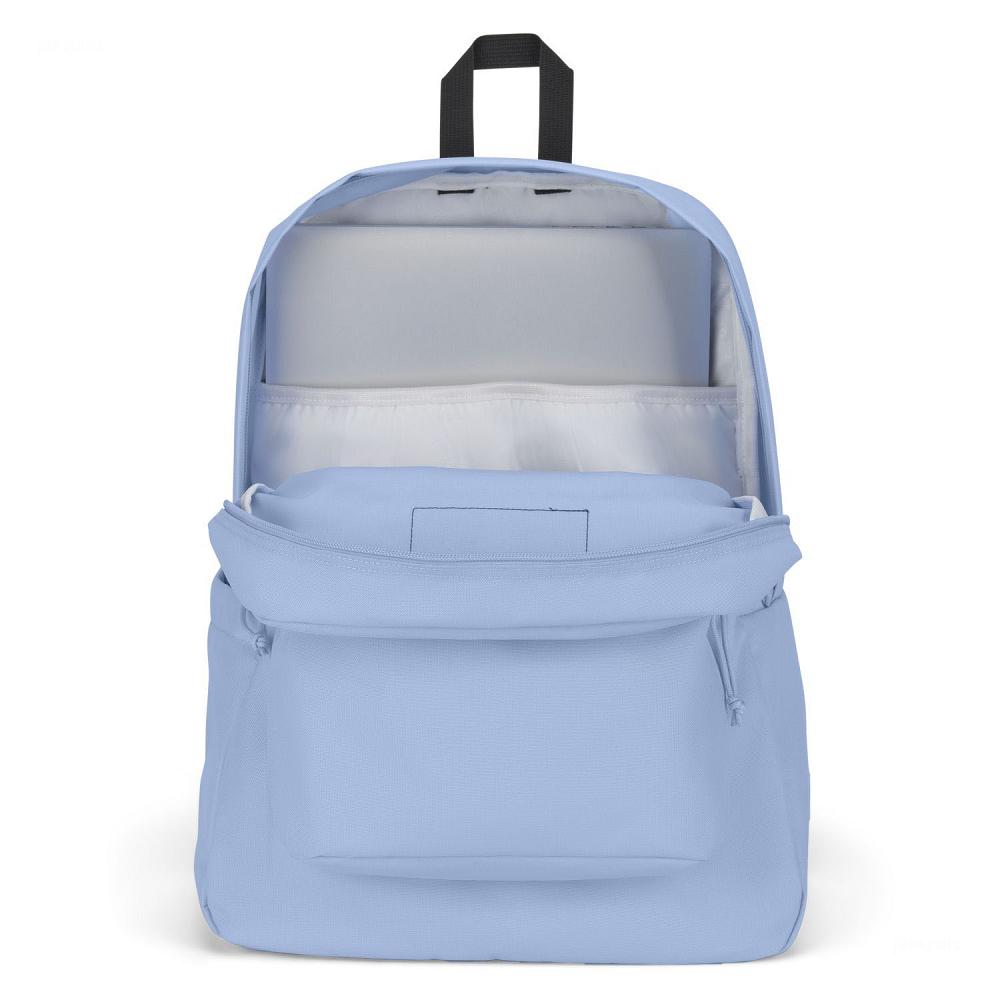 JanSport SuperBreak® Plus Laptop Backpacks Light Blue | Ireland_JS036