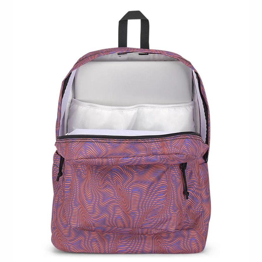 JanSport SuperBreak® Plus Laptop Backpacks Purple / Orange | Ireland_JS086