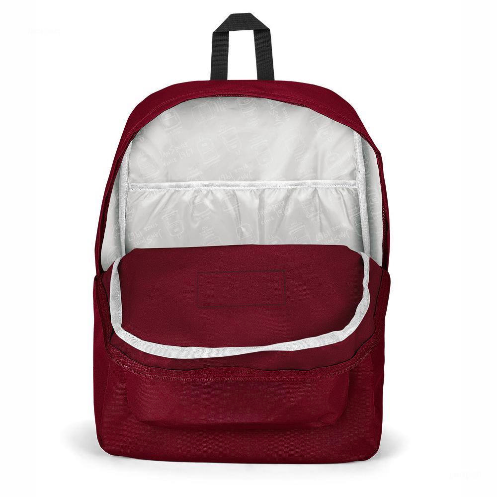 JanSport SuperBreak® Plus Laptop Backpacks Burgundy | Ireland_JS096