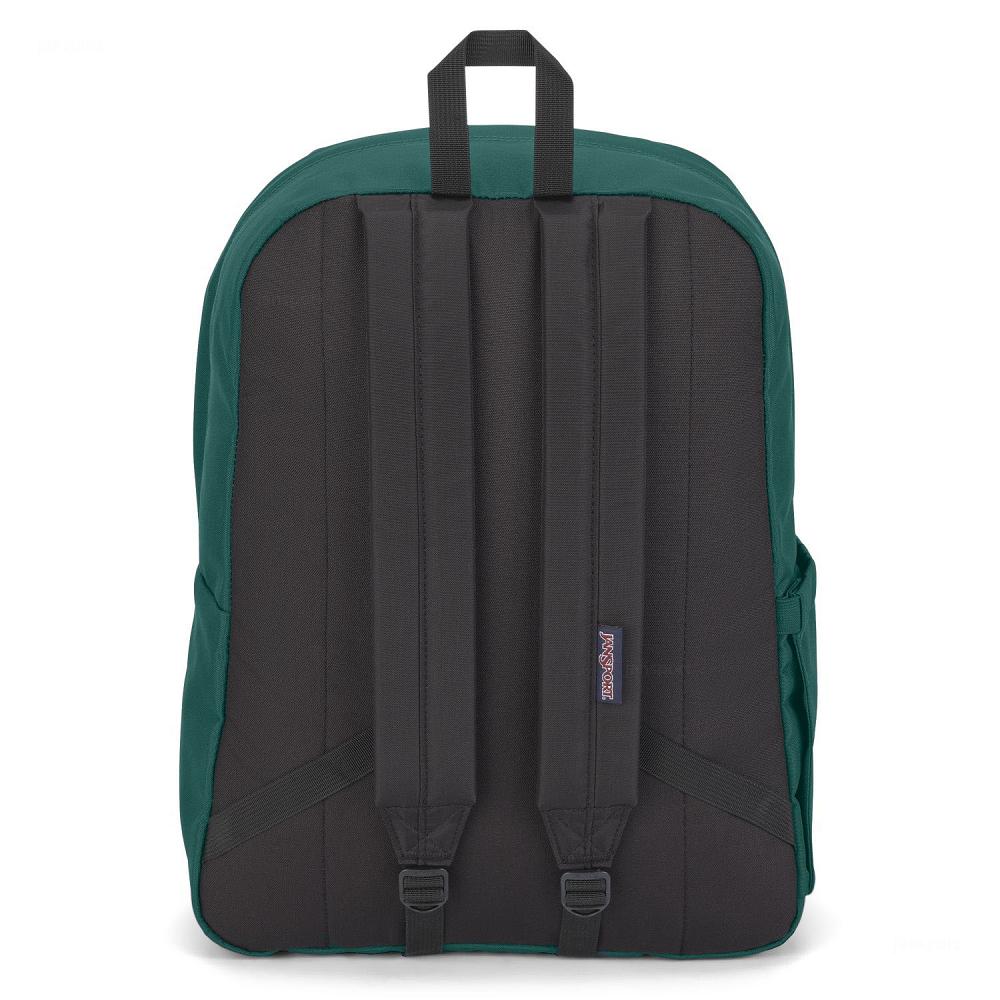 JanSport SuperBreak® Plus Laptop Backpacks Deep Green | Ireland_JS098