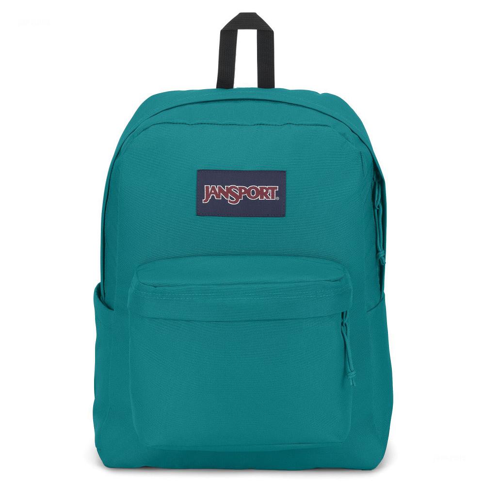 JanSport SuperBreak® Plus Laptop Backpacks Turquoise | Ireland_JS101