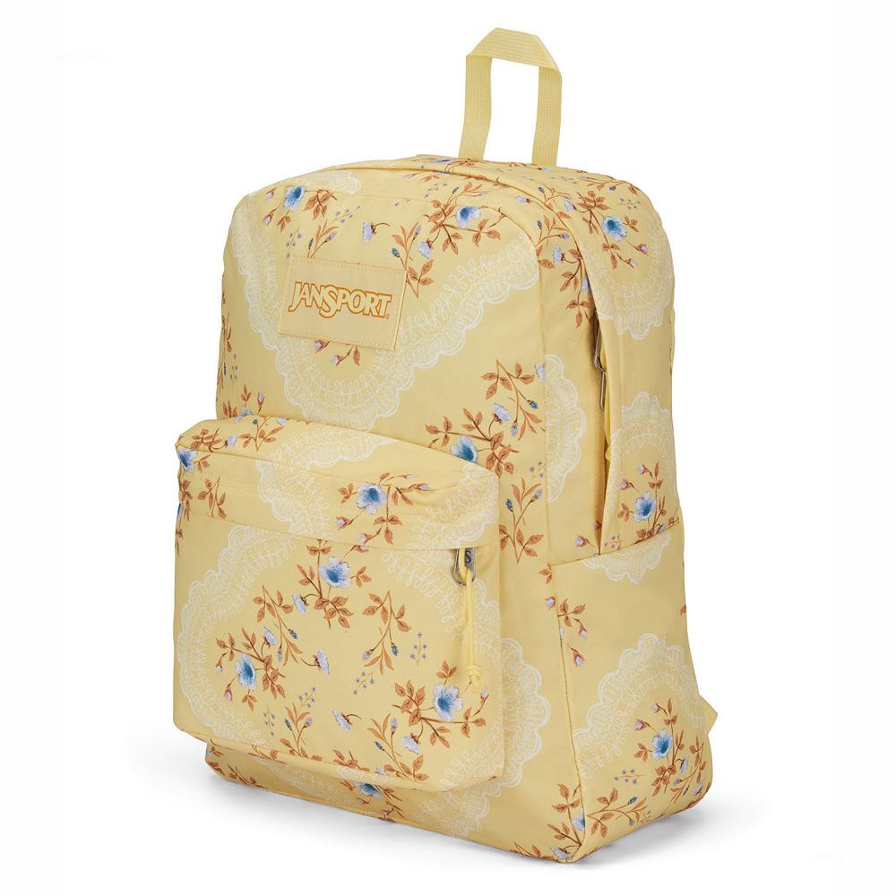 JanSport SuperBreak® Plus Laptop Backpacks Yellow | Ireland_JS126