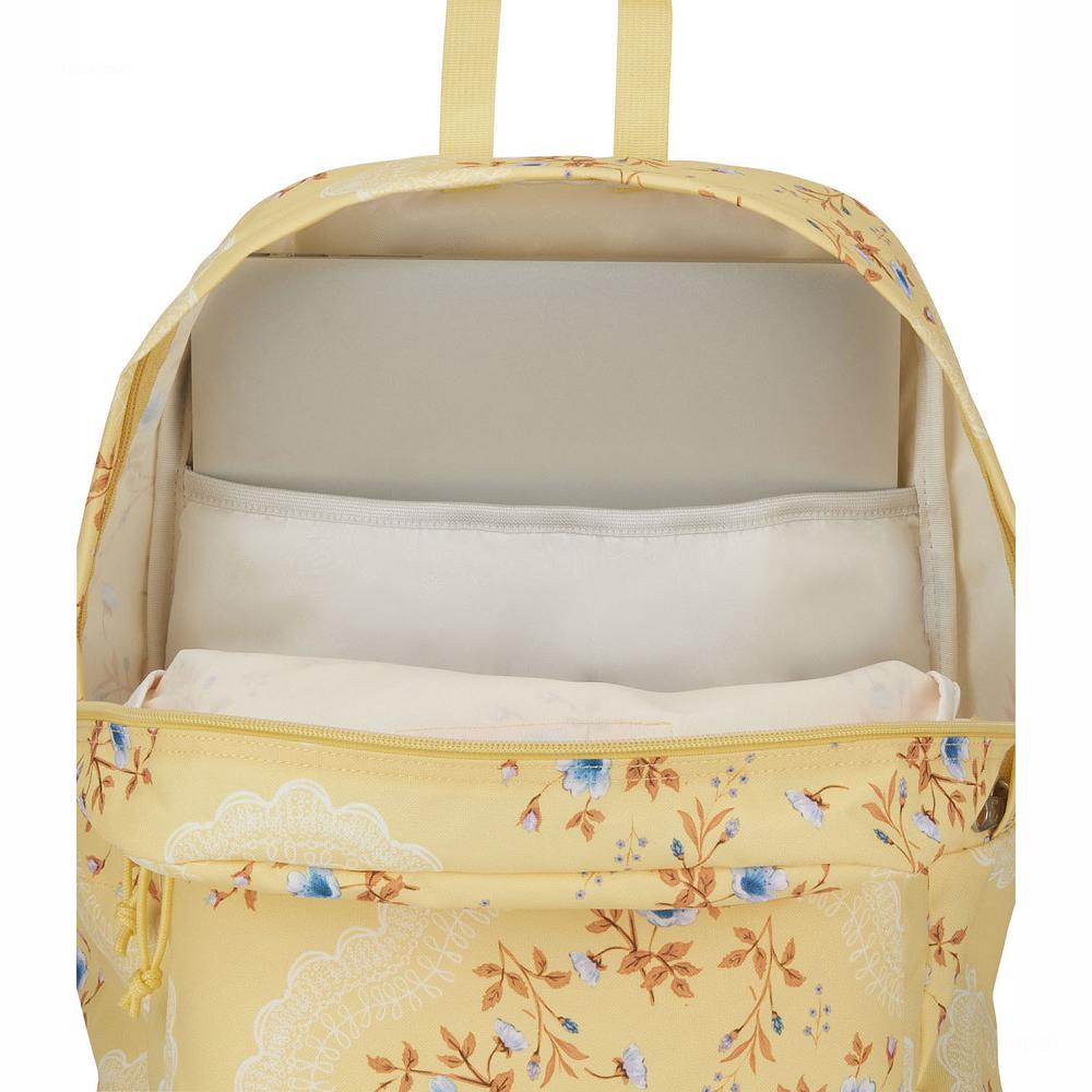 JanSport SuperBreak® Plus Laptop Backpacks Yellow | Ireland_JS126