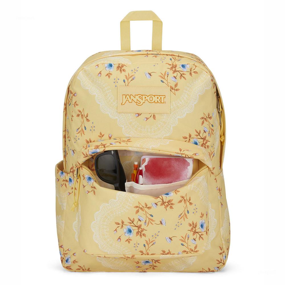 JanSport SuperBreak® Plus Laptop Backpacks Yellow | Ireland_JS126