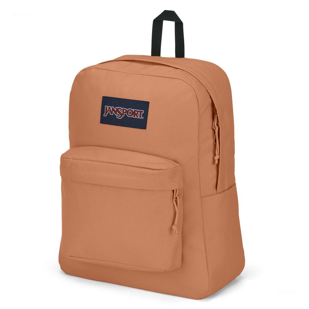 JanSport SuperBreak® Plus Laptop Backpacks Orange | Ireland_JS166