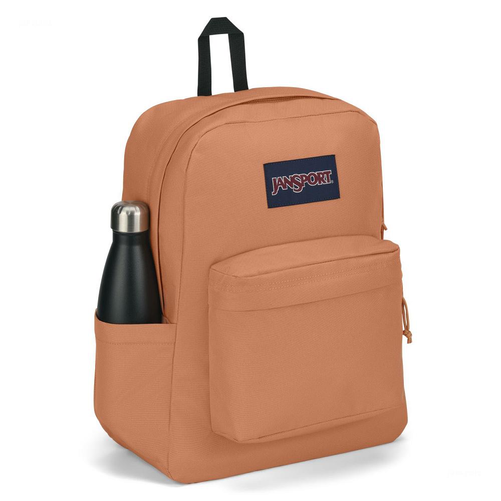 JanSport SuperBreak® Plus Laptop Backpacks Orange | Ireland_JS166