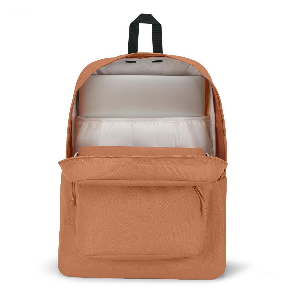 JanSport SuperBreak® Plus Laptop Backpacks Orange | Ireland_JS166