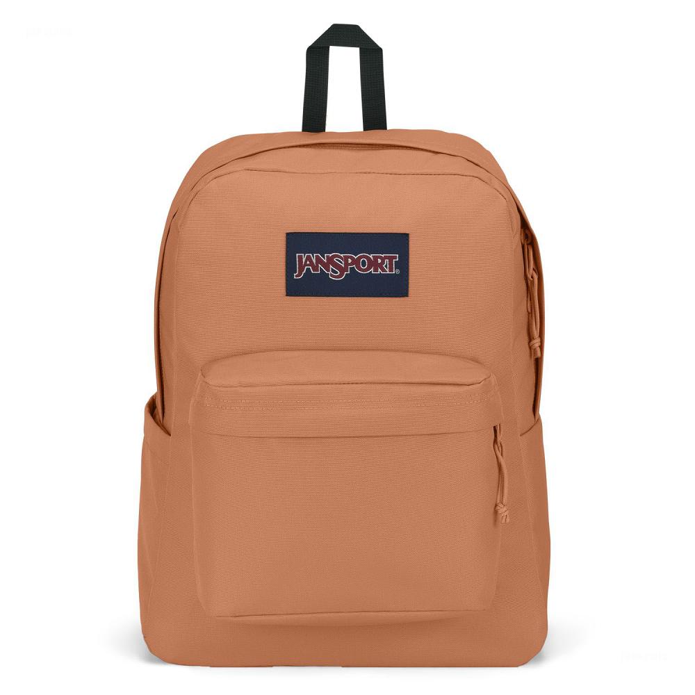 JanSport SuperBreak® Plus Laptop Backpacks Orange | Ireland_JS166