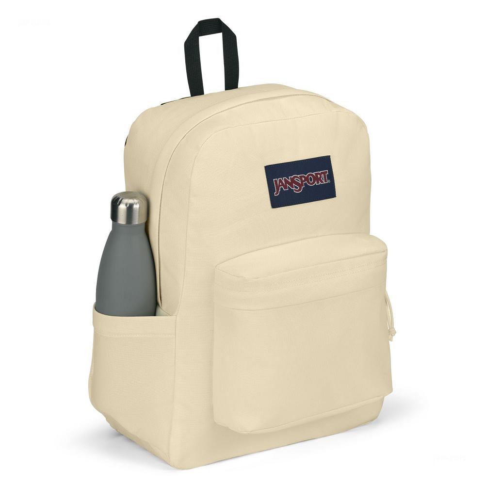 JanSport SuperBreak® Plus Laptop Backpacks Beige | Ireland_JS207