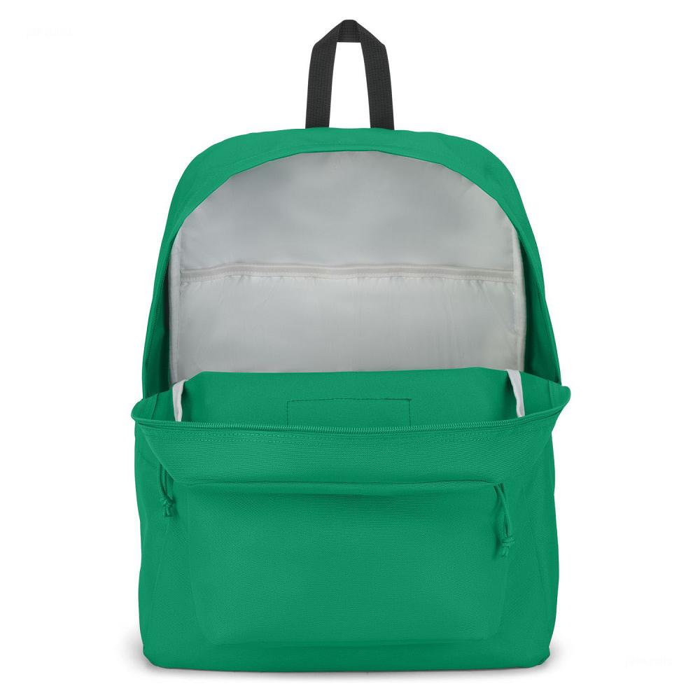 JanSport SuperBreak® Plus Laptop Backpacks Green | Ireland_JS212