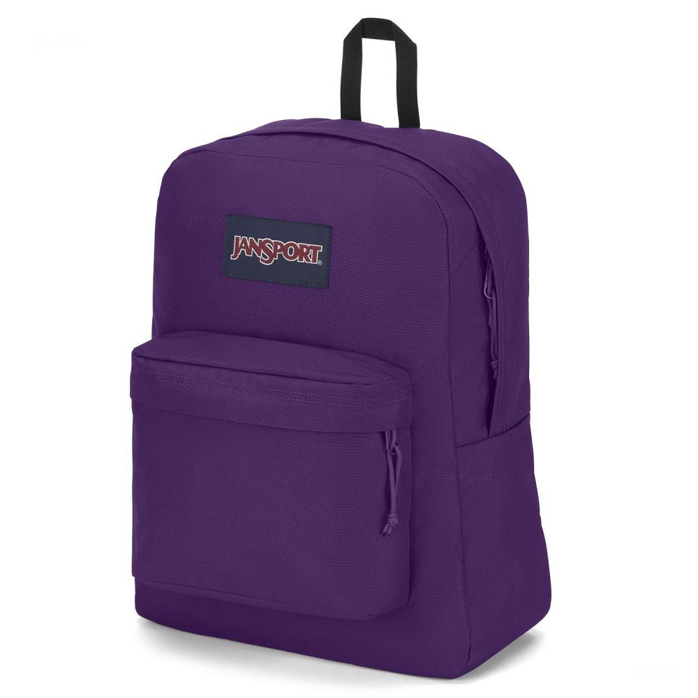 JanSport SuperBreak® Plus Laptop Backpacks Purple | Ireland_JS224