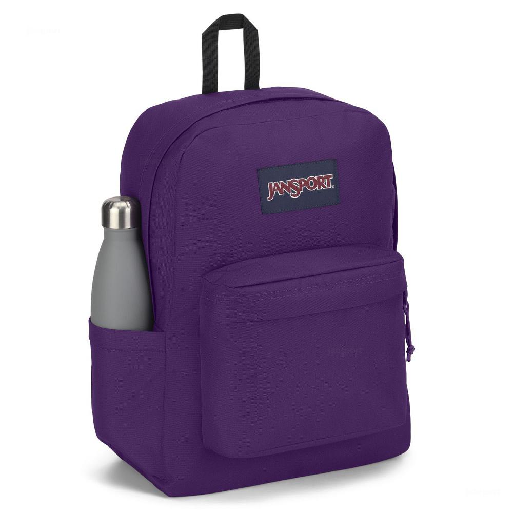 JanSport SuperBreak® Plus Laptop Backpacks Purple | Ireland_JS224