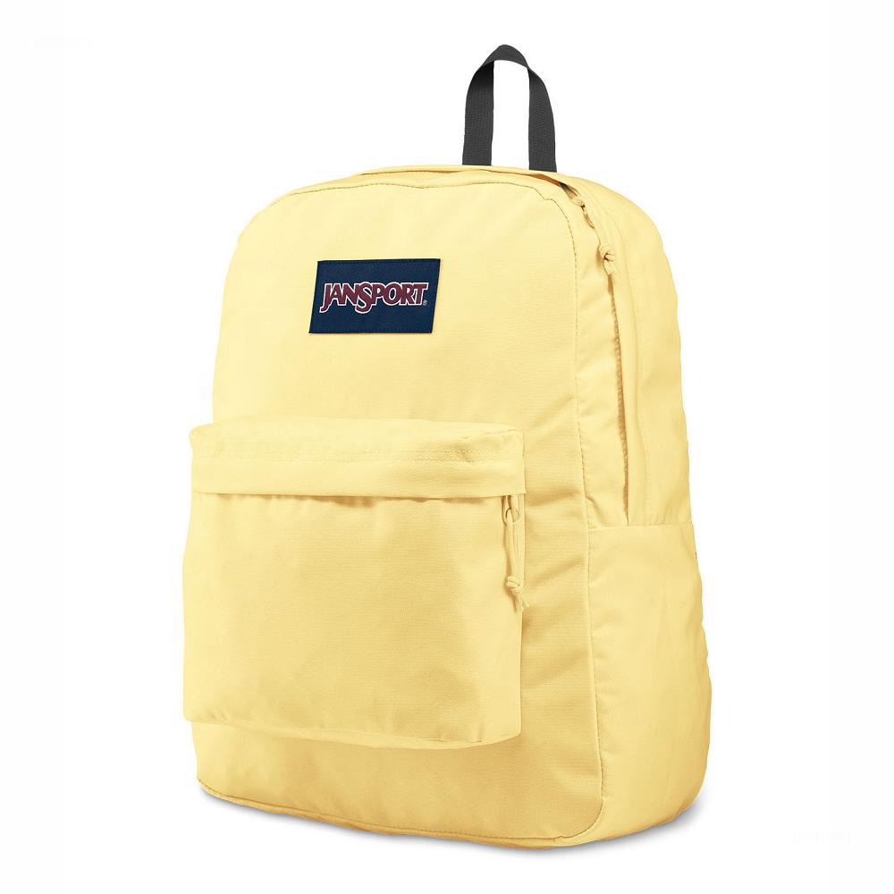 JanSport SuperBreak® Plus Laptop Backpacks Yellow | Ireland_JS288