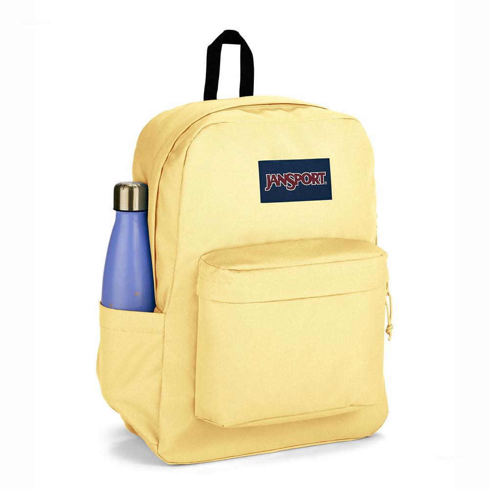 JanSport SuperBreak® Plus Laptop Backpacks Yellow | Ireland_JS288