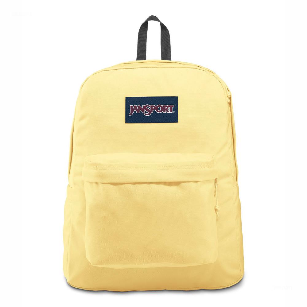 JanSport SuperBreak® Plus Laptop Backpacks Yellow | Ireland_JS288