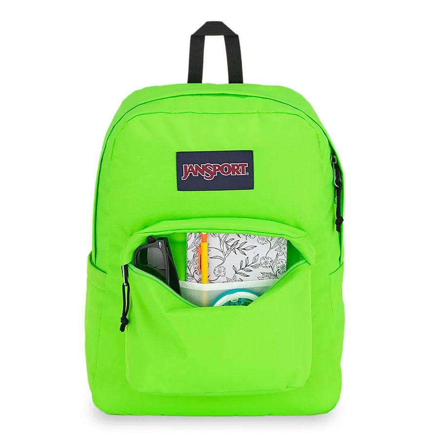 JanSport SuperBreak® Plus Laptop Backpacks Green | Ireland_JS311