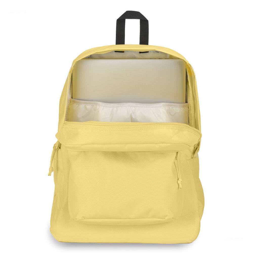 JanSport SuperBreak® Plus Laptop Backpacks Yellow | Ireland_JS318