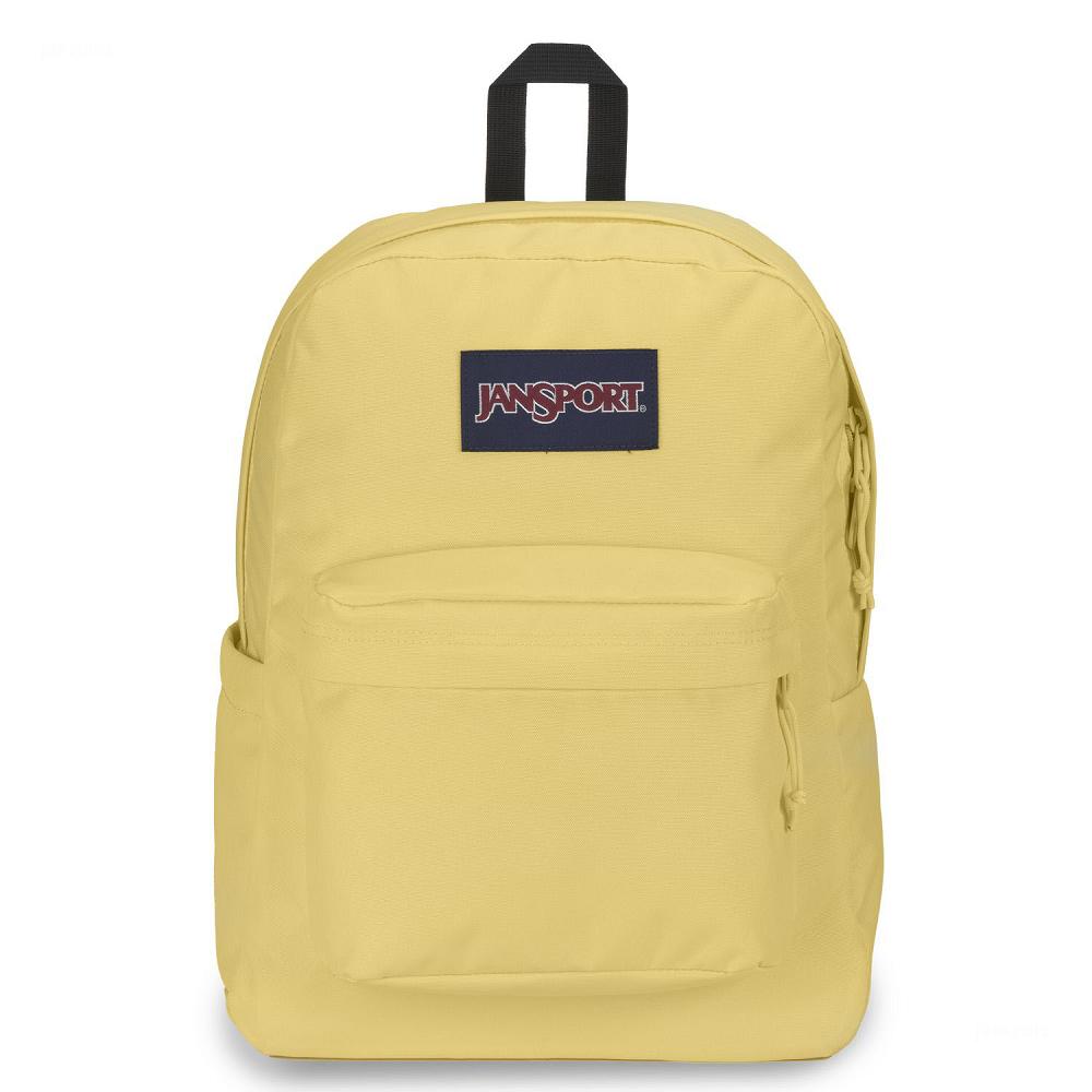 JanSport SuperBreak® Plus Laptop Backpacks Yellow | Ireland_JS318