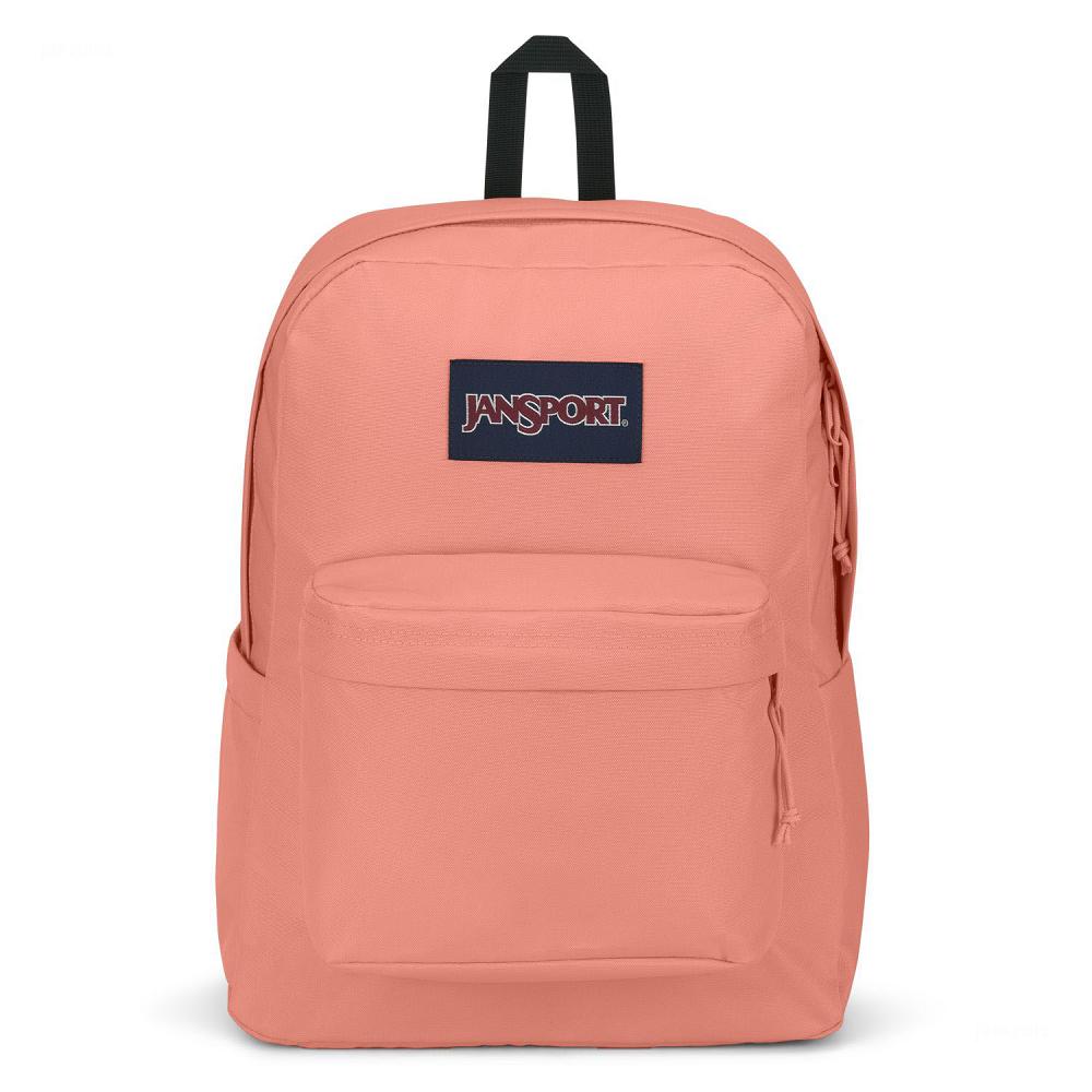 JanSport SuperBreak® Plus Laptop Backpacks Rose | Ireland_JS398