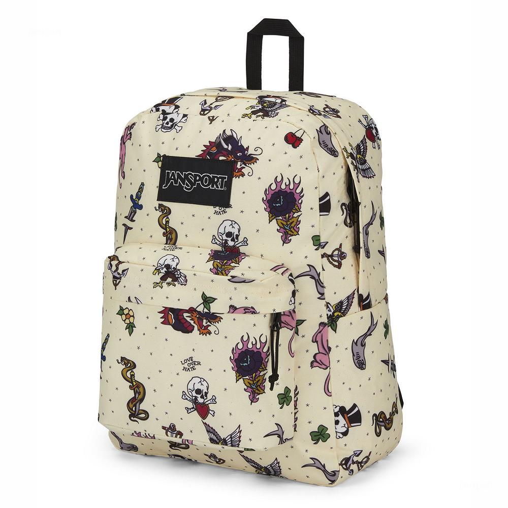 JanSport SuperBreak® Plus School Backpacks Beige | Ireland_JS032