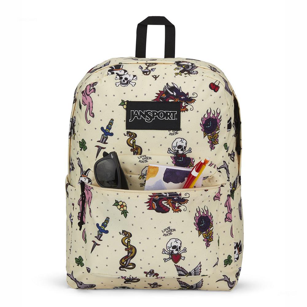 JanSport SuperBreak® Plus School Backpacks Beige | Ireland_JS032