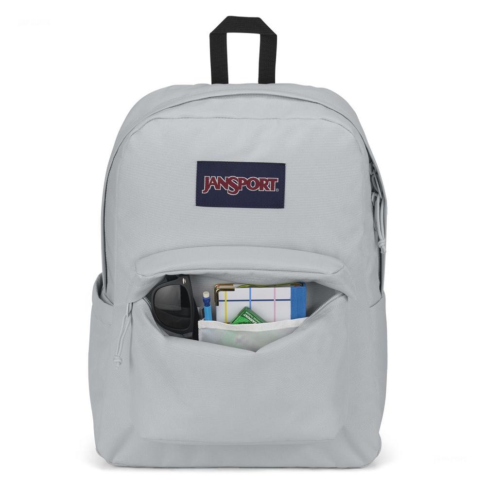 JanSport SuperBreak® Plus School Backpacks Grey | Ireland_JS200