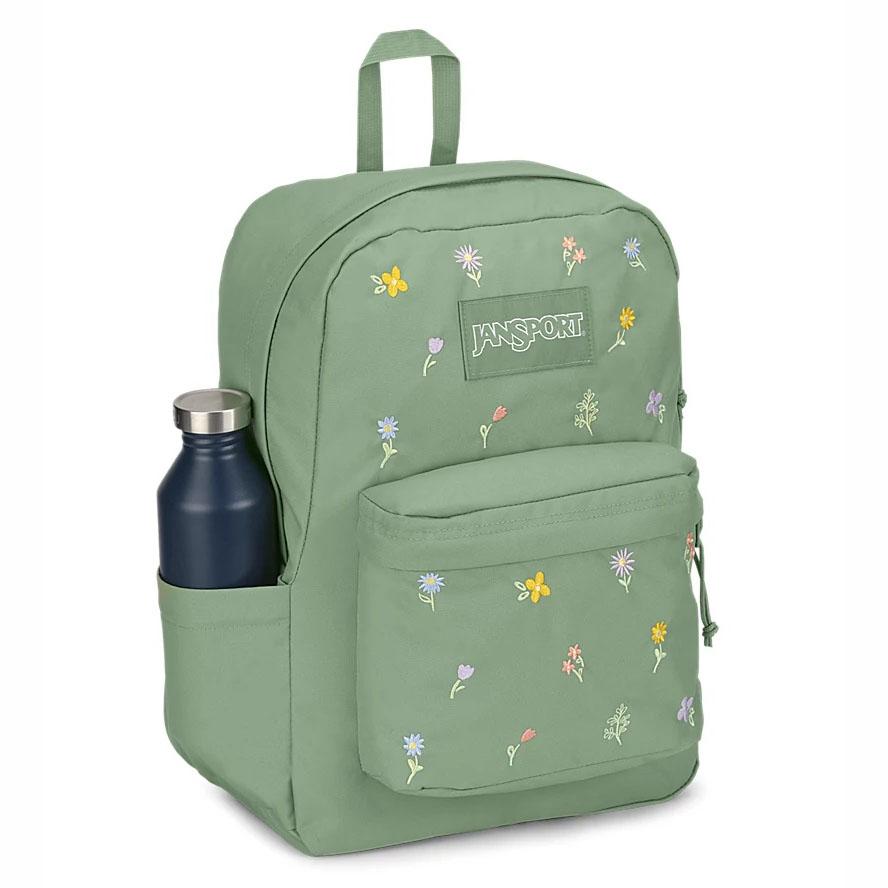 JanSport SuperBreak® Plus School Backpacks Green | Ireland_JS489