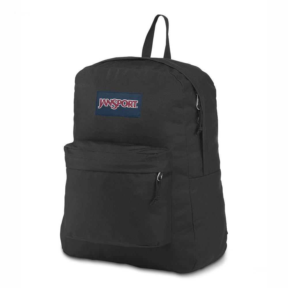 JanSport SuperBreak® School Backpacks Black | Ireland_JS200B