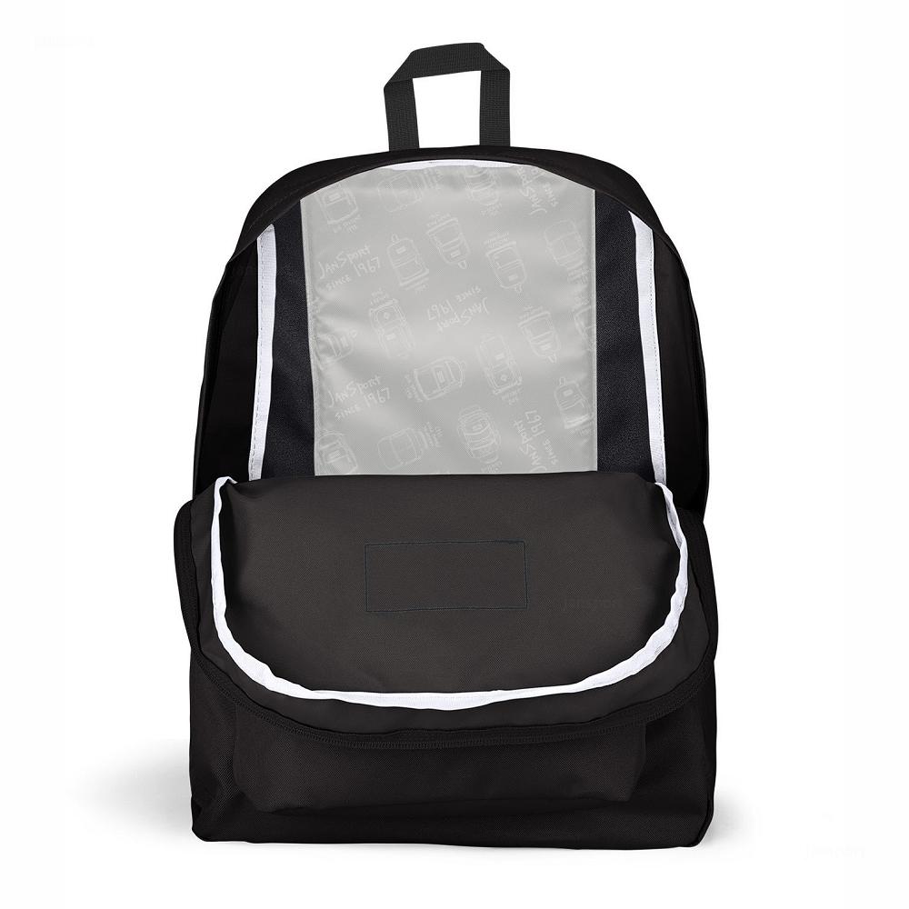 JanSport SuperBreak® School Backpacks Black | Ireland_JS200B