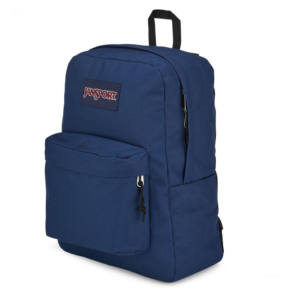 JanSport SuperBreak® School Backpacks Navy | Ireland_JS238B