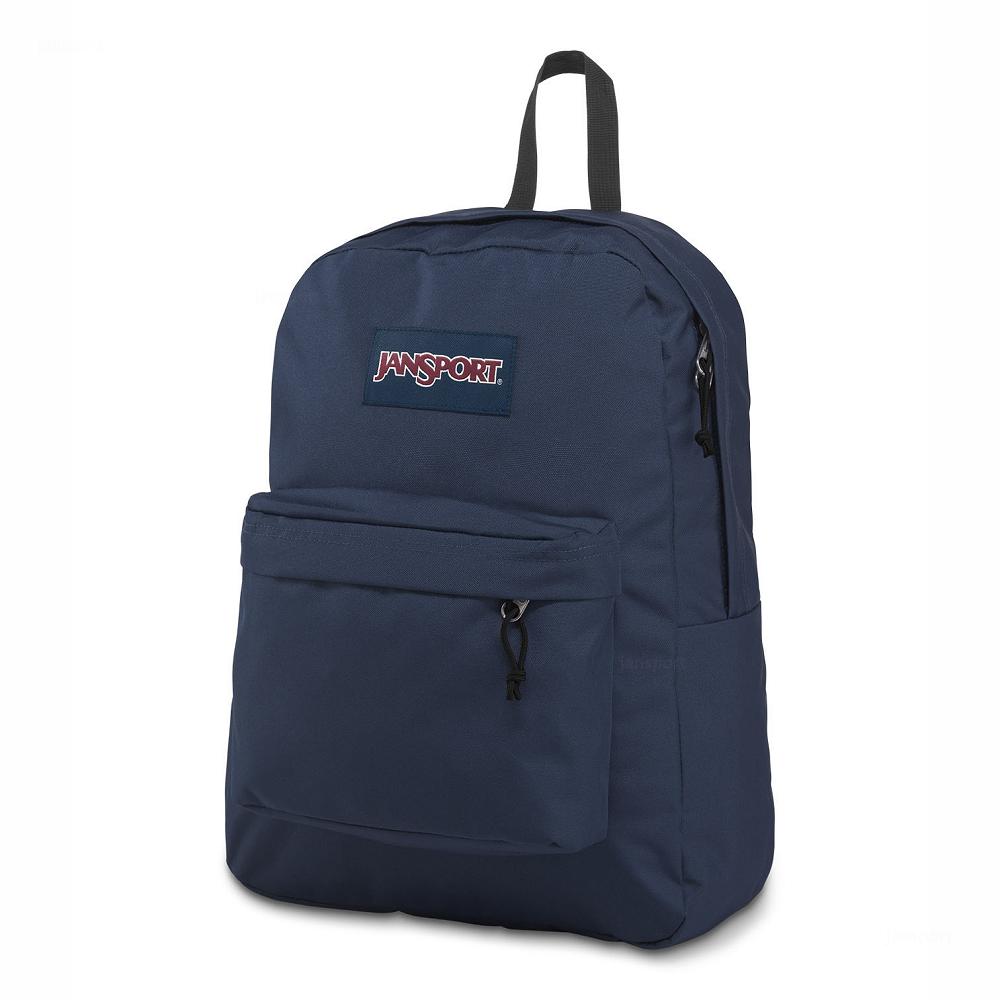 JanSport SuperBreak® School Backpacks Navy | Ireland_JS417