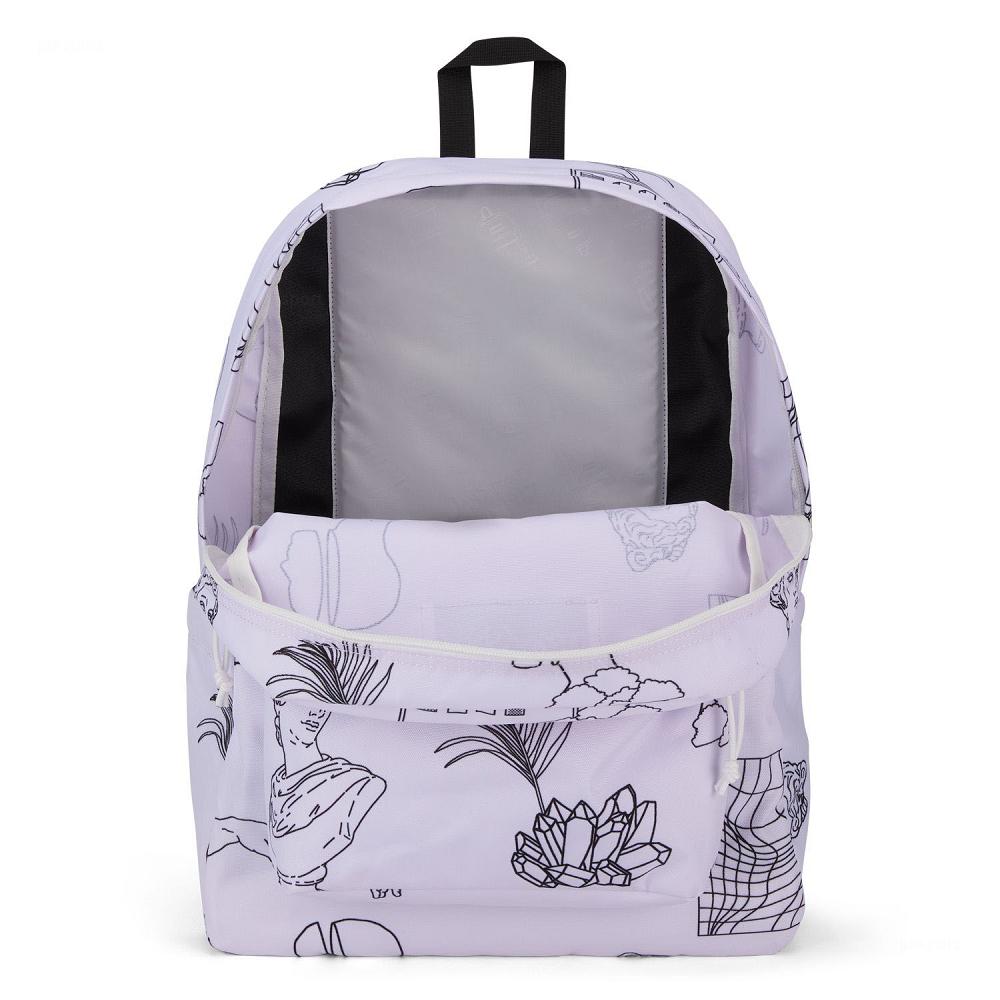 JanSport SuperBreak® School Backpacks Purple | Ireland_JS582