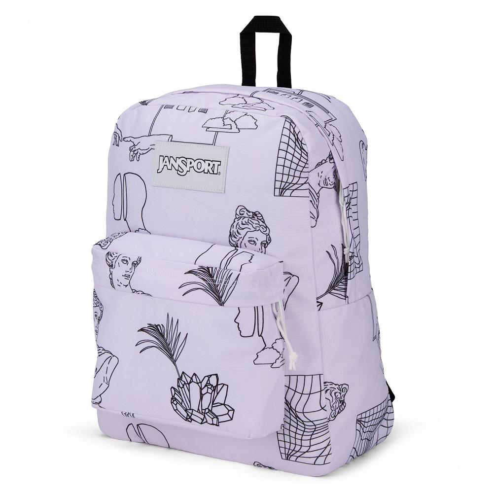 JanSport SuperBreak® School Backpacks Purple | Ireland_JS582