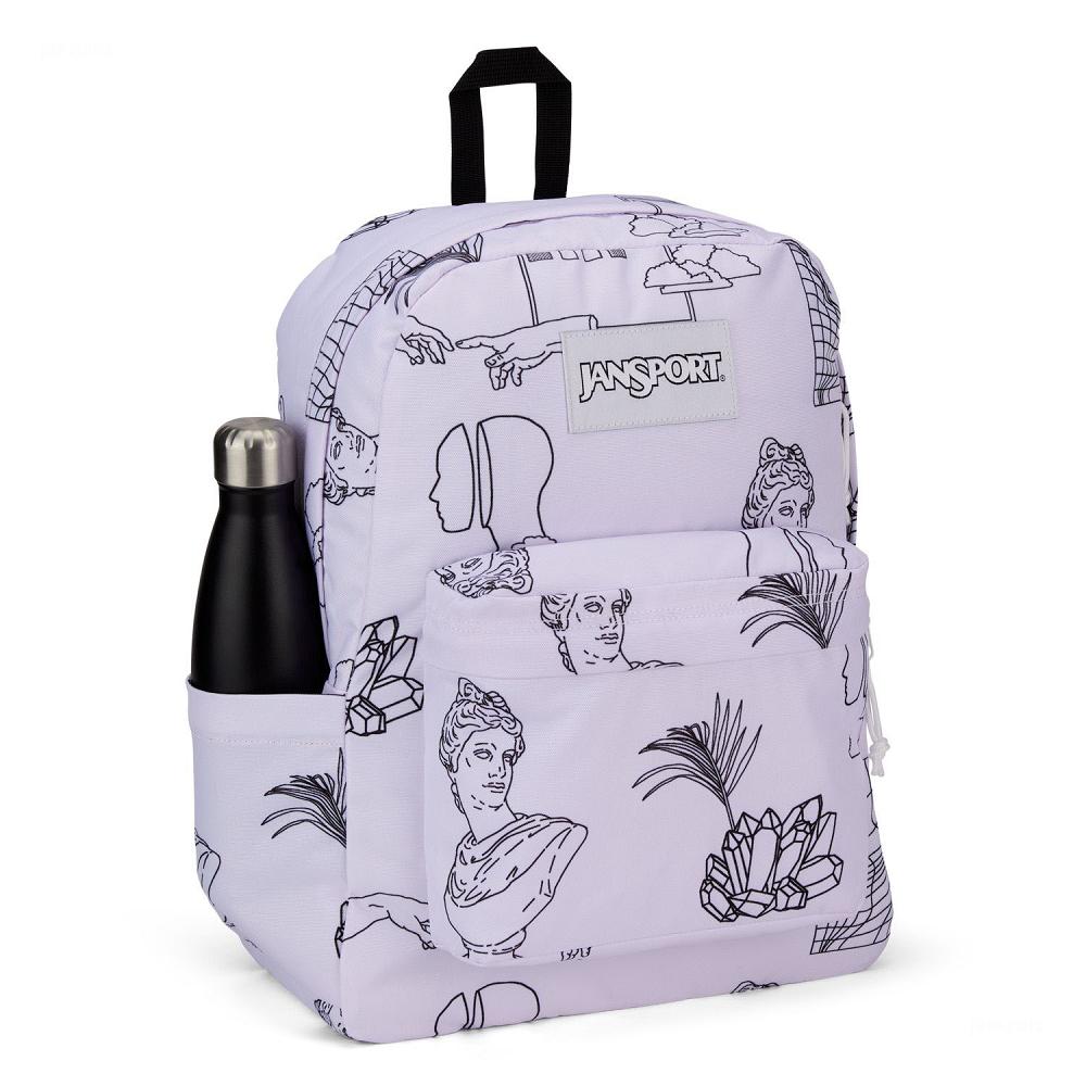 JanSport SuperBreak® School Backpacks Purple | Ireland_JS582