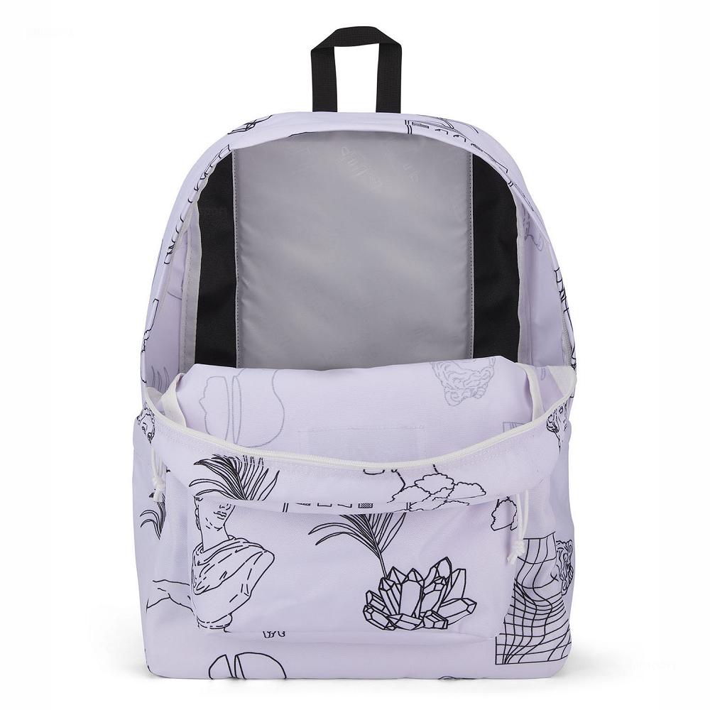 JanSport SuperBreak® School Backpacks White | Ireland_JS466