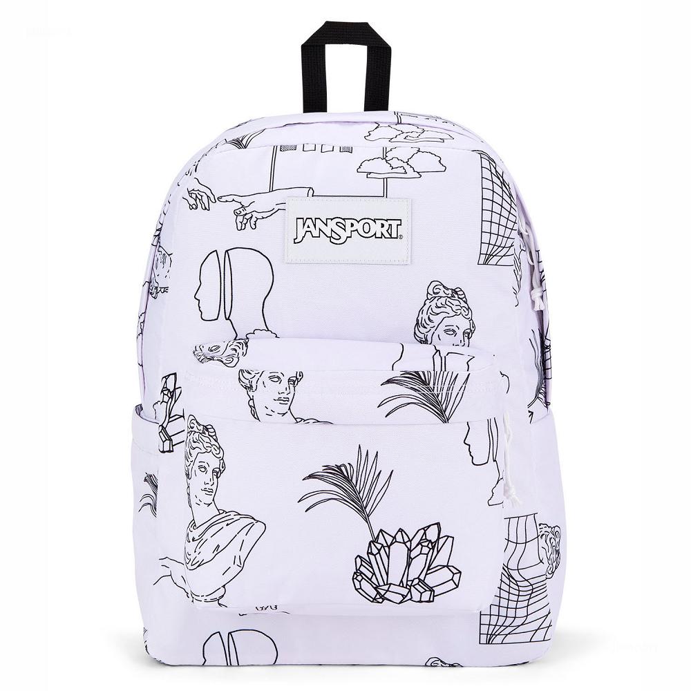 JanSport SuperBreak® School Backpacks White | Ireland_JS466