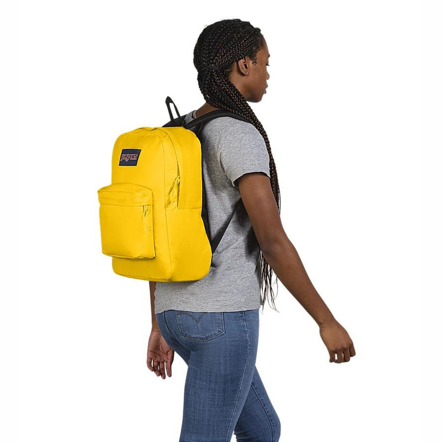 JanSport SuperBreak® School Backpacks Yellow | Ireland_JS010