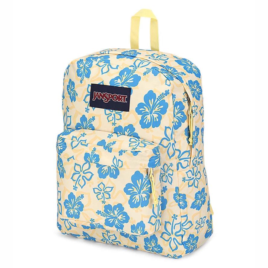 JanSport SuperBreak® School Backpacks Yellow / Blue | Ireland_JS532