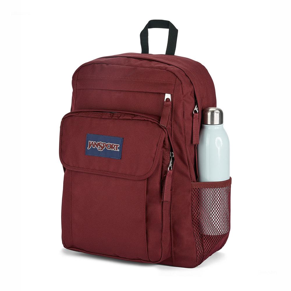 JanSport UNION PACK Laptop Backpacks Burgundy | Ireland_JS298